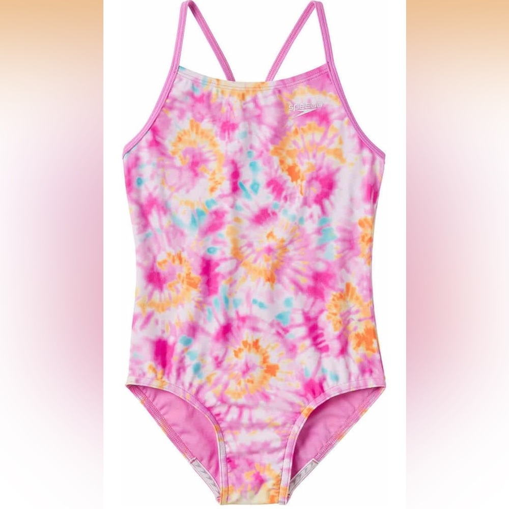 {Speedo} Tie-Dye Swimsuit